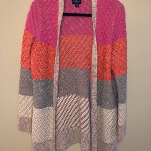 Colorful striped sweater